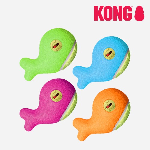콩(KONG) 애견 장난감 오프온 스퀴커 고래 콩토이