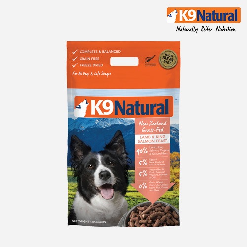 K9 케이나인 동결건조 강아지 사료 램&amp;살몬 1.8kg