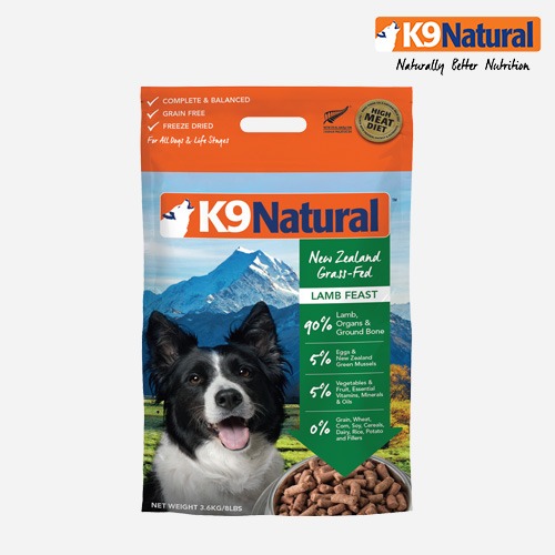 K9 케이나인 동결건조 강아지 사료 양고기 램 3.6kg