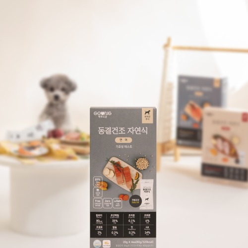펫푸드 궁 동결건조 자연식 연어 DOG 기호성 테스트 (20gX4개입)