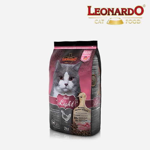 레오나르도 고양이 사료 라이트 2kg 홀리스틱 다이어트 체중 관리