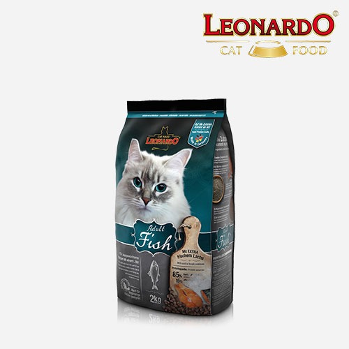 레오나르도 고양이 사료 피쉬 2kg 홀리스틱 그레인프리 어덜트 모질개선 치석관리