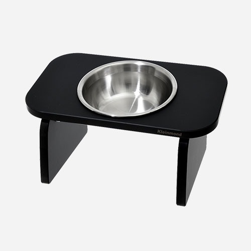 클레이몽드 7S 시리즈 1구 블랙 스테인레스 볼 높이선택 가능 강아지 애견 식기 물 밥그릇