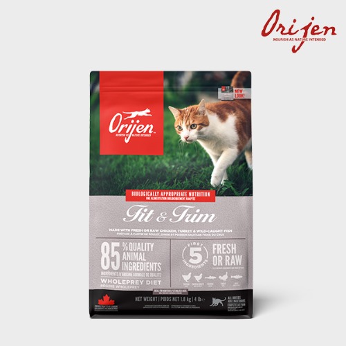오리젠 ORIJEN 피트앤트림 캣 고양이 사료 다이어트 체중조절 1.8kg