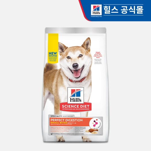 힐스 독 사이언스다이어트 강아지 사료  다이제스쳔 어덜트 1+ 스몰바이트 치킨 1.6kg  건식사료