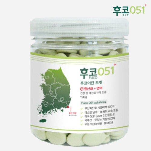 후코051 후코이단 트릿 항산화 면역 강아지간식 트릿 150g