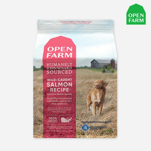 오픈팜 강아지 사료 독 살몬 연어 5.44kg 키블 건식사료
