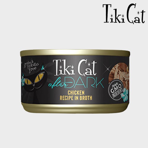 티키캣 고양이 캣 캔 애프터다크 치킨 80g 닭고기 습식 사료 주식캔 간식