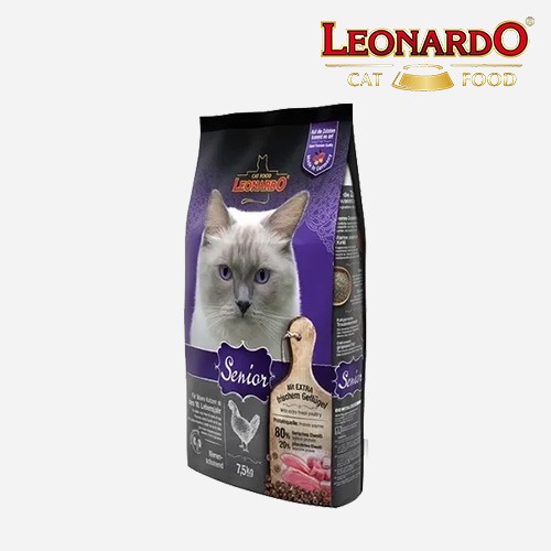 레오나르도 고양이 사료 시니어 7.5kg 홀리스틱 노령묘 치석 신장 관리 다이어트
