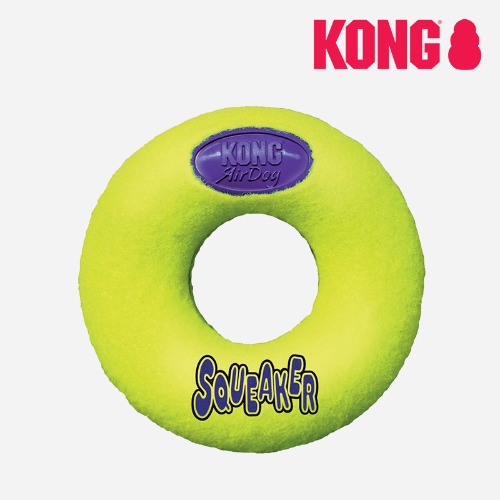 콩 KONG 에어독 테니스 도넛 소/중/대 강아지 소형견 대형견 삑삑이 장난감 콩토이