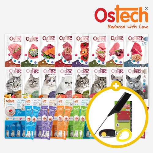 [5+1]오스테크 고양이 악마의간식 울트라 젤리 파우치 그레이비 파우치 크리미스틱 습식 사료