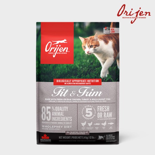 오리젠 ORIJEN 피트앤트림 캣 고양이 사료 다이어트 체중조절 5.4kg