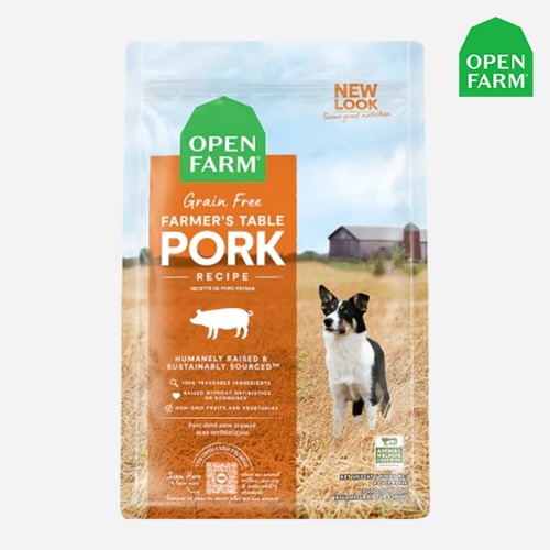 오픈팜 강아지 사료 독 포크 돼지고기 9.97kg 키블 건식사료