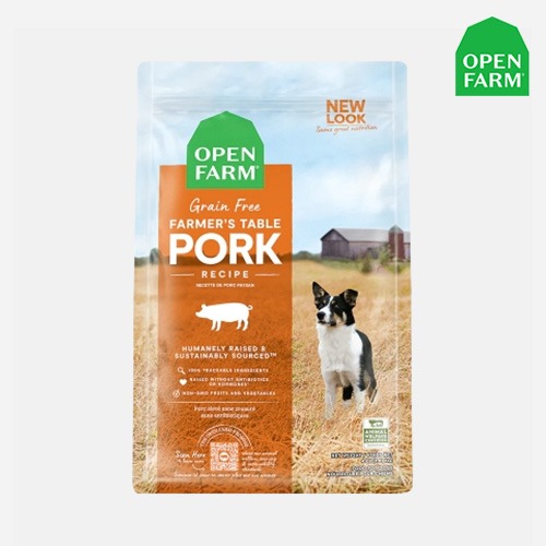 오픈팜 강아지 사료 독 포크 돼지고기 4.98kg 키블 건식사료